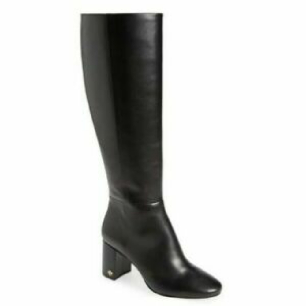 Tory Burch Kira 70mm knee boot black women's shoes size 6